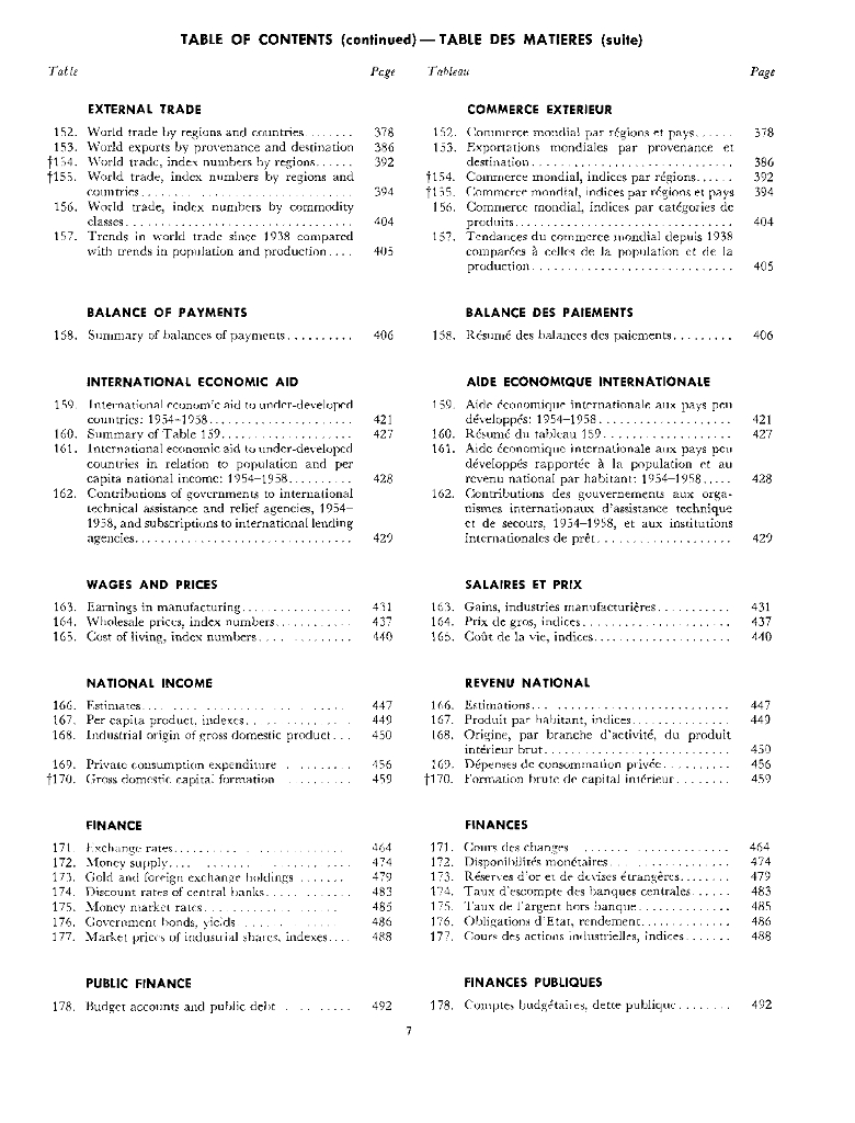 联合国统计年鉴1959（第11期）（英文版）_第7页