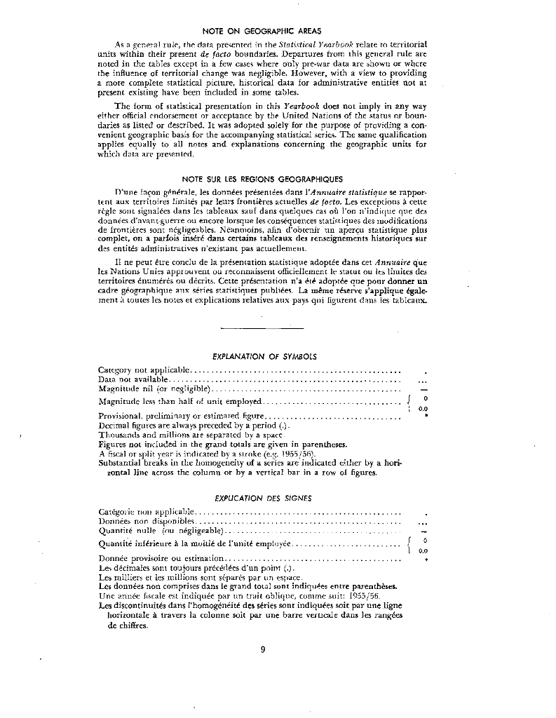 联合国统计年鉴1956（第8期）（英文版）_第9页