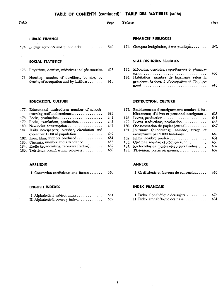 联合国统计年鉴1962（第14期）（英文版）_第8页