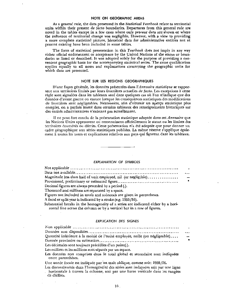 联合国统计年鉴1962（第14期）（英文版）_第10页