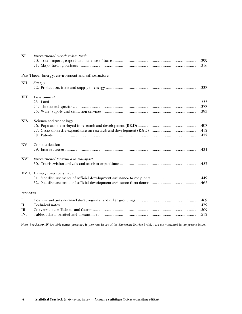 联合国统计年鉴2019（第62期）（英文版）_第8页
