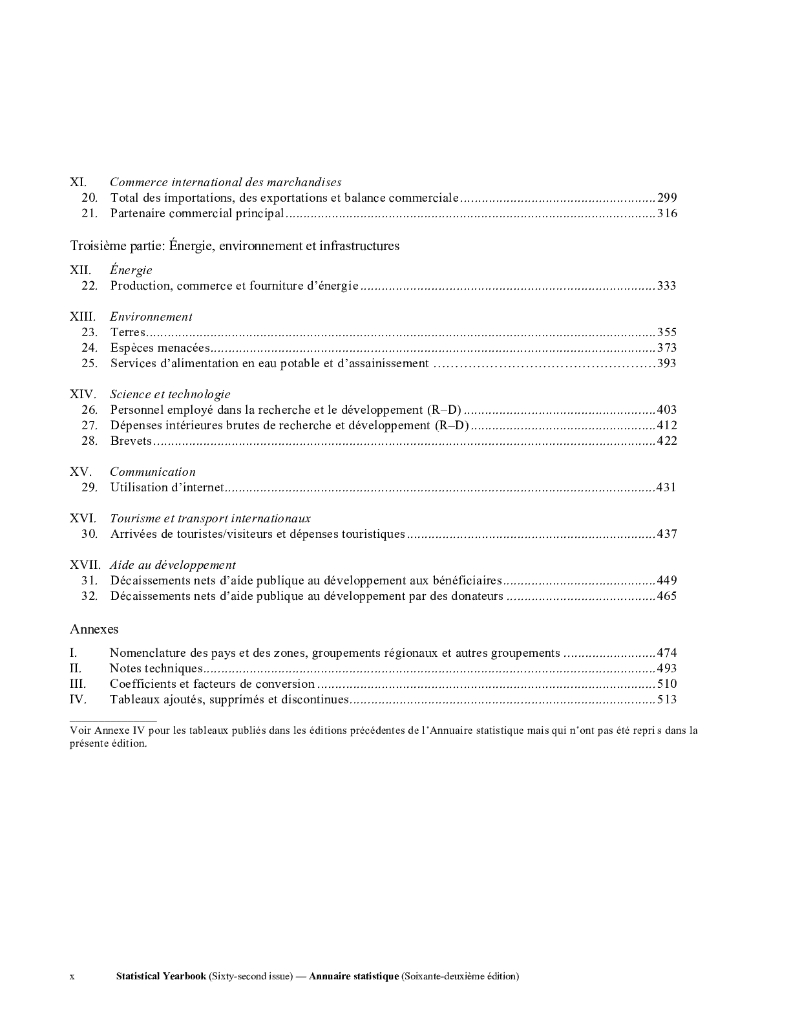 联合国统计年鉴2019（第62期）（英文版）_第10页