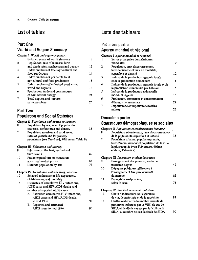 联合国统计年鉴1994（第41期）（英文版）_第10页
