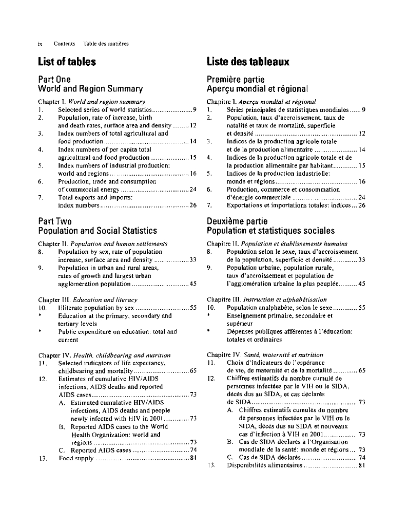 联合国统计年鉴1999（第46期）（英文版）_第9页