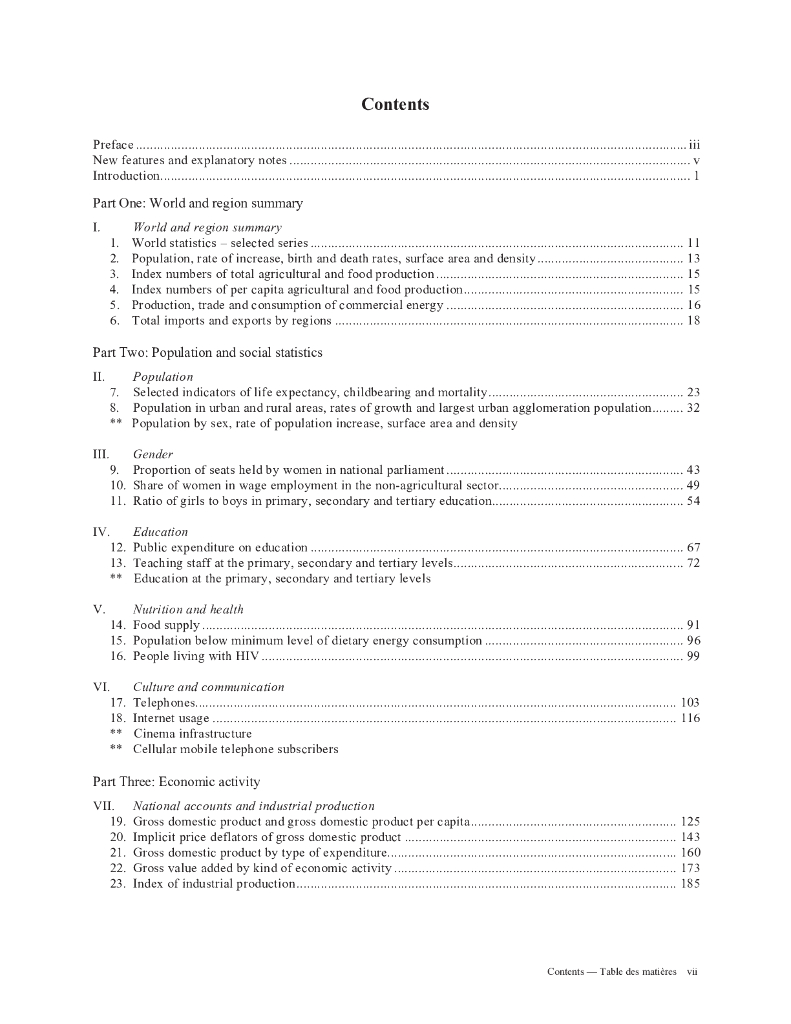 联合国统计年鉴2012（第57期）（英文版）_第7页
