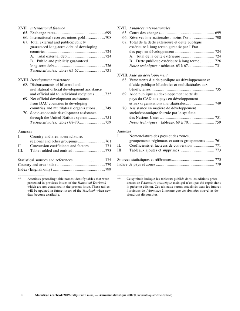 联合国统计年鉴2009（第54期）（英文版）_第8页