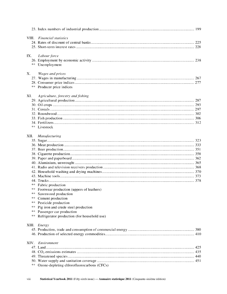 联合国统计年鉴2011（第56期）（英文版）_第8页