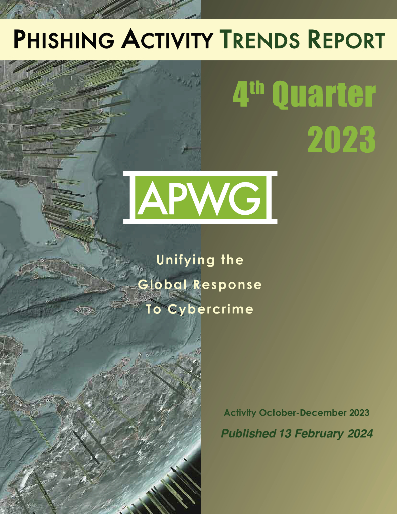 APWG：2023年Q4网络钓鱼活动趋势报告（英文版）