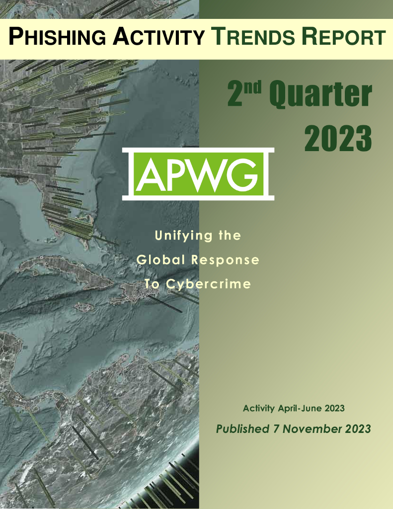 APWG：2023年Q2网络钓鱼活动趋势报告【英文版】海报