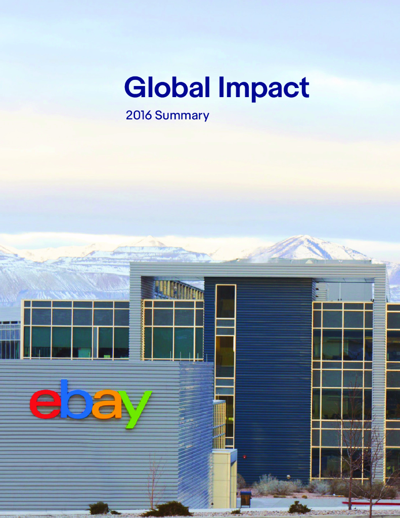 eBay：2016年全球影响报告摘要（英文版）