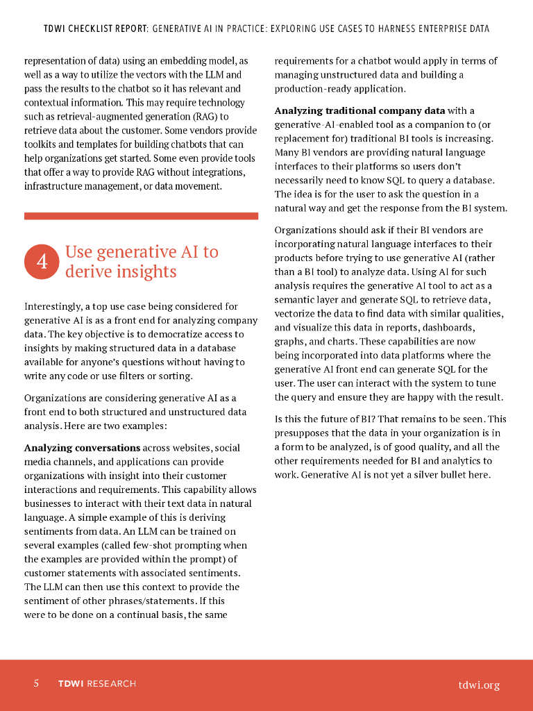 Snowflake：2024实践中的生成式人工智能：探索利用企业数据的用例报告（英文版）_第6页