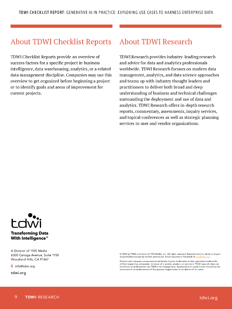 Snowflake：2024实践中的生成式人工智能：探索利用企业数据的用例报告（英文版）_第10页