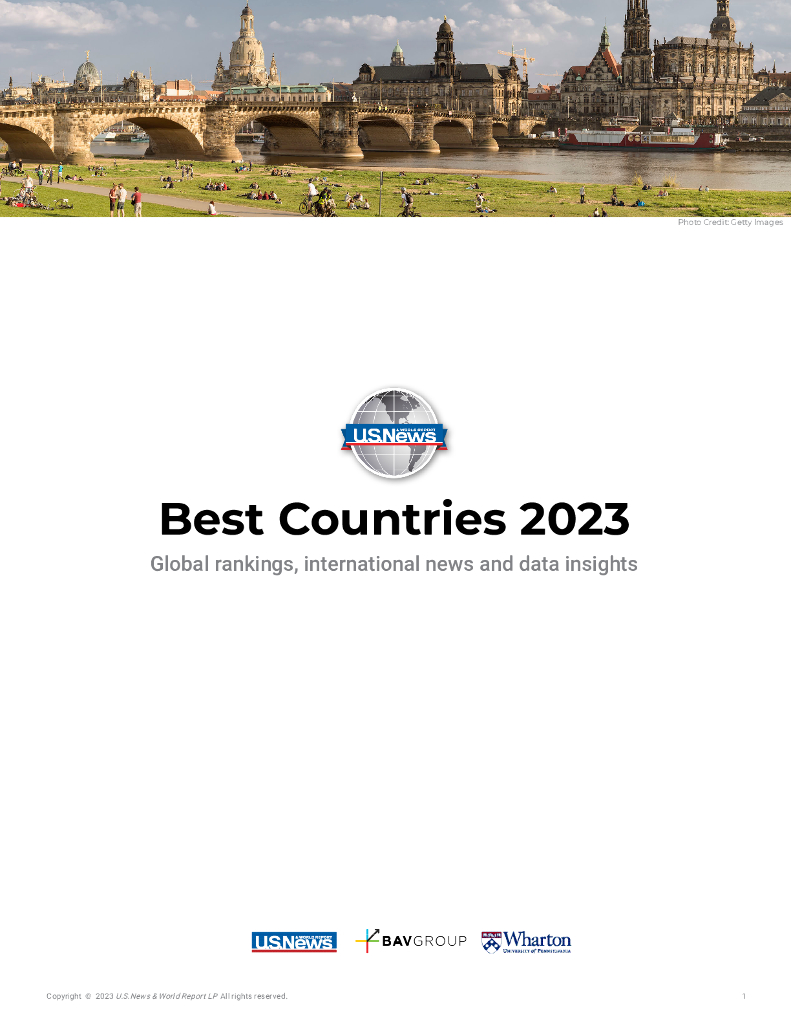 美国新闻&沃顿商学院：2023年全球最佳国家排名（英文版）