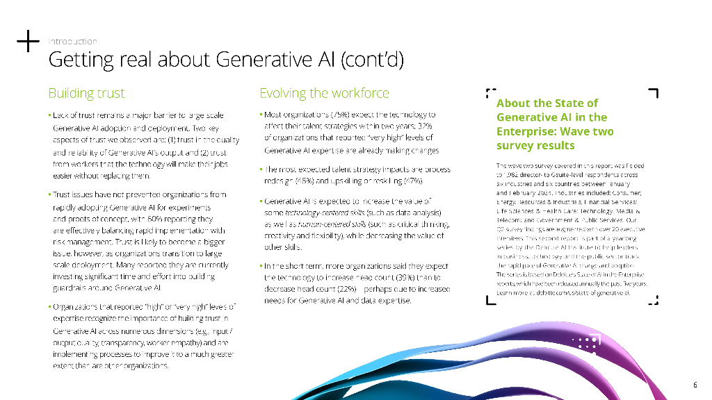 德勤：2024年Q2企业生成式人工智能报告（英文版）_第6页