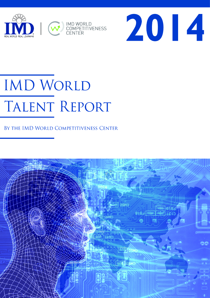 IMD国际管理发展研究所：2014年全球人才报告（英文版）