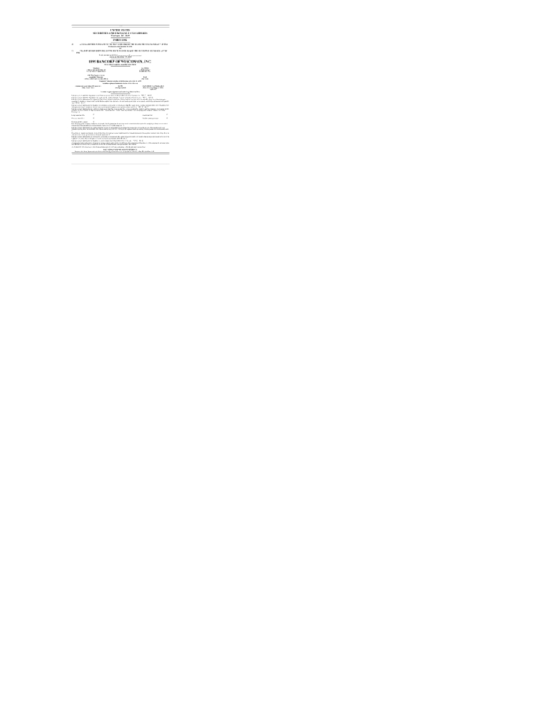 1895 Bancorp of Wisconsin, Inc.（BCOW）2023财年年度报告（英文版）