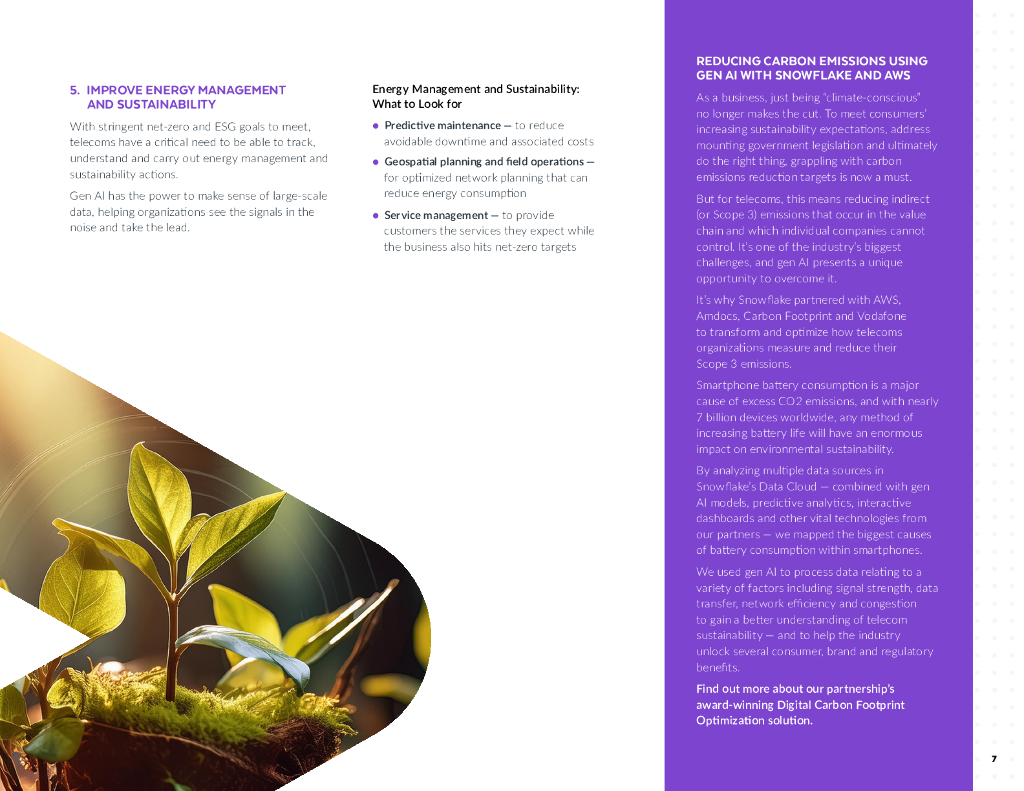 Snowflake：2024电信的未来：人工智能如何改变游戏规则报告（英文版）_第7页