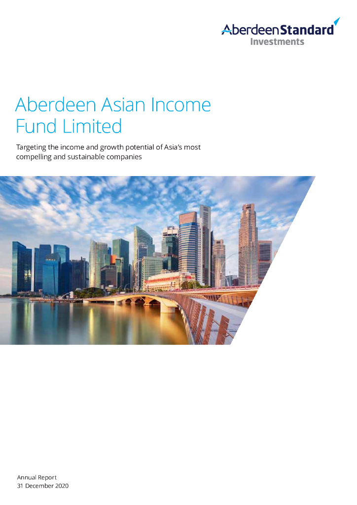 Aberdeen Asian Income Fund Limited（AAIF）2020财年年度报告（英文版）