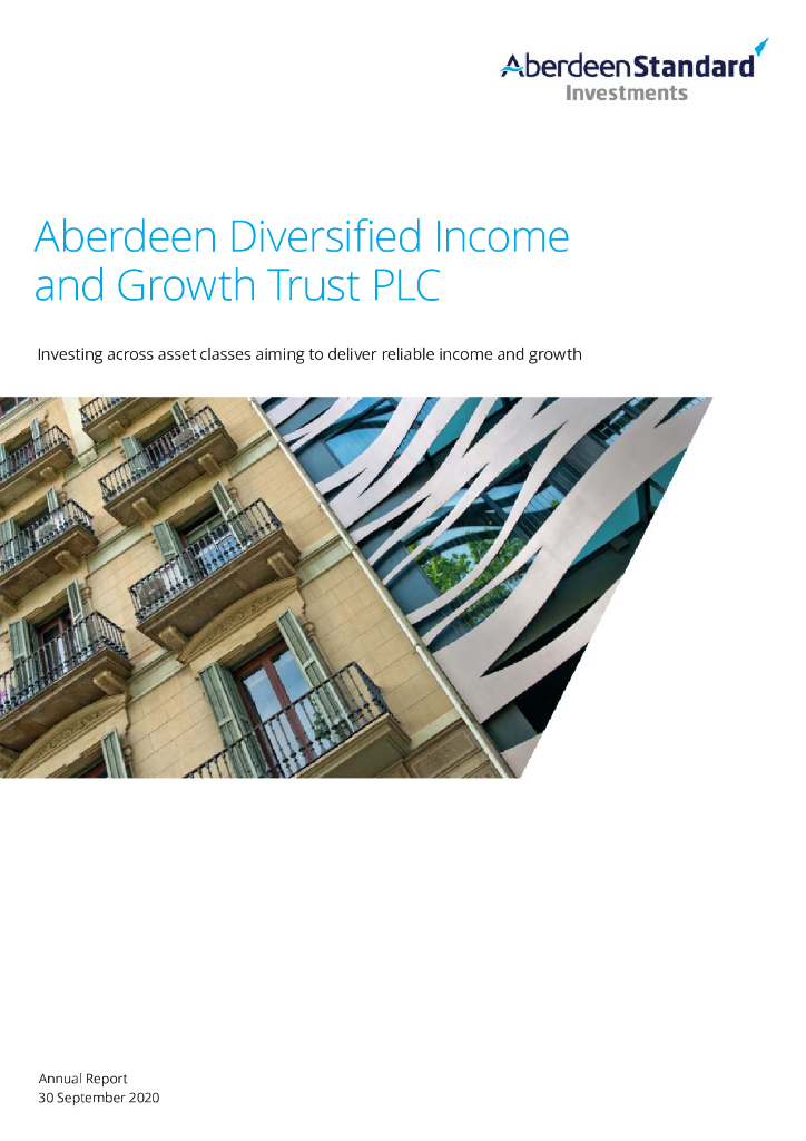 Aberdeen Diversified Income And Growth Trust plc（ADIG）2020财年年度报告（英文版）