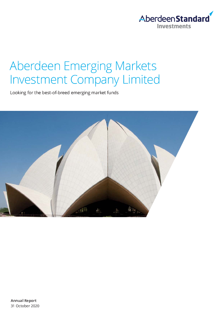 Aberdeen Emerging Markets Investment Company Limited（AEMC）2020财年年度报告（英文版）