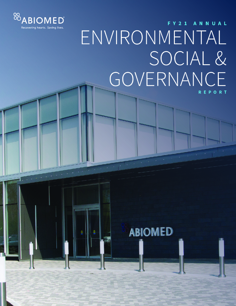 Abiomed, Inc.（ABMD）2021年ESG报告（英文版）
