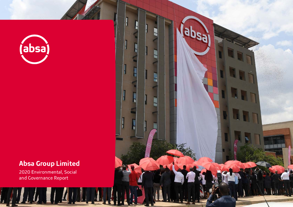 ABSA Group Ltd（AGRPY）2020年ESG报告（英文版）