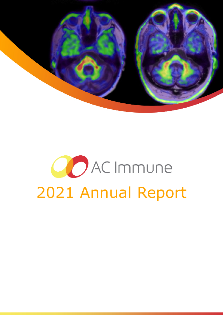 AC Immune（ACIU）2021财年年度报告（英文版）