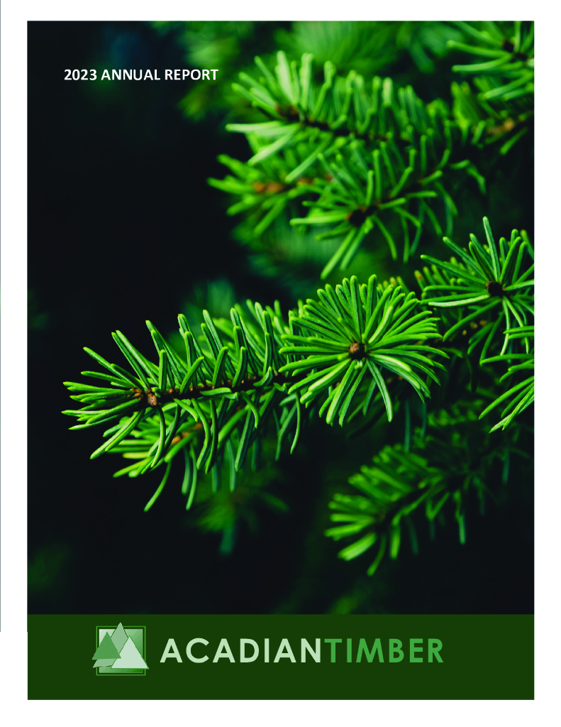 Acadian Timber Corp.（ADN）2023财年年度报告（英文版）