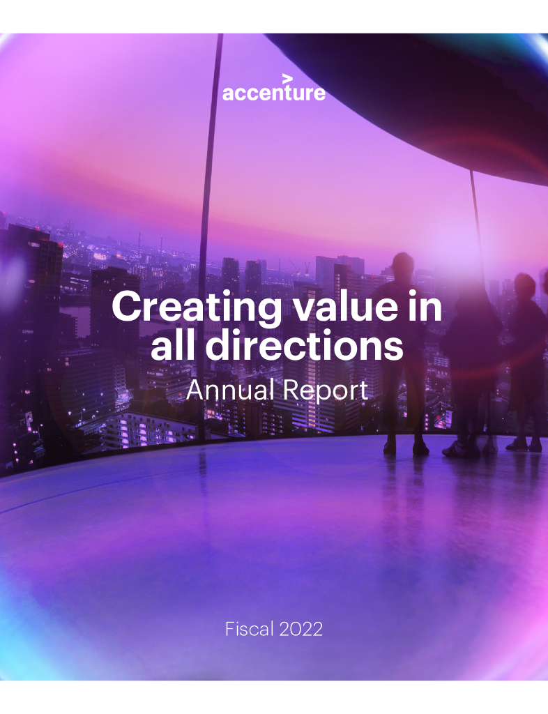 Accenture plc（ACN）2022财年年度报告（英文版）