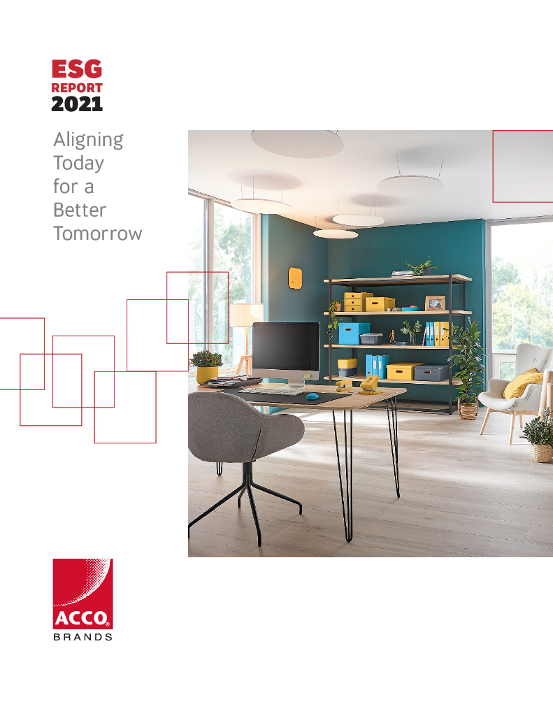 ACCO Brands（ACCO）2021年ESG报告（英文版）
