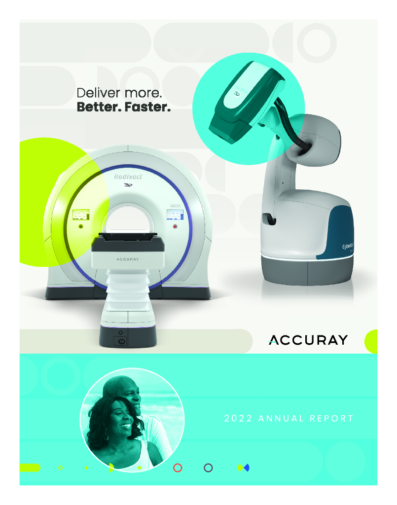 Accuray Incorporated（ARAY）2022财年年度报告（英文版）