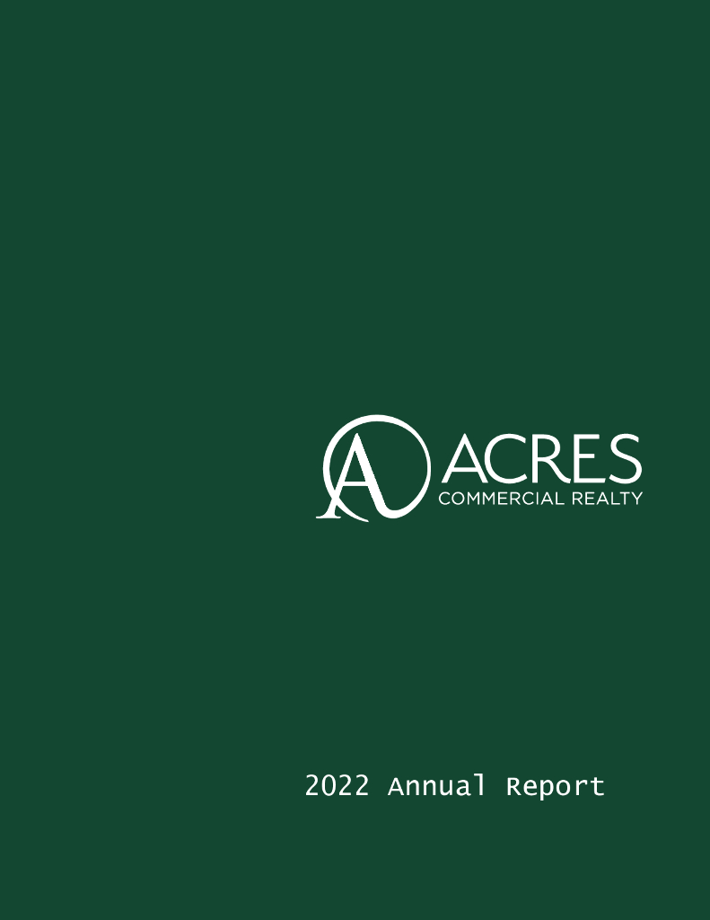 ACRES Commercial Realty Corp.（ACR）2022财年年度报告（英文版）