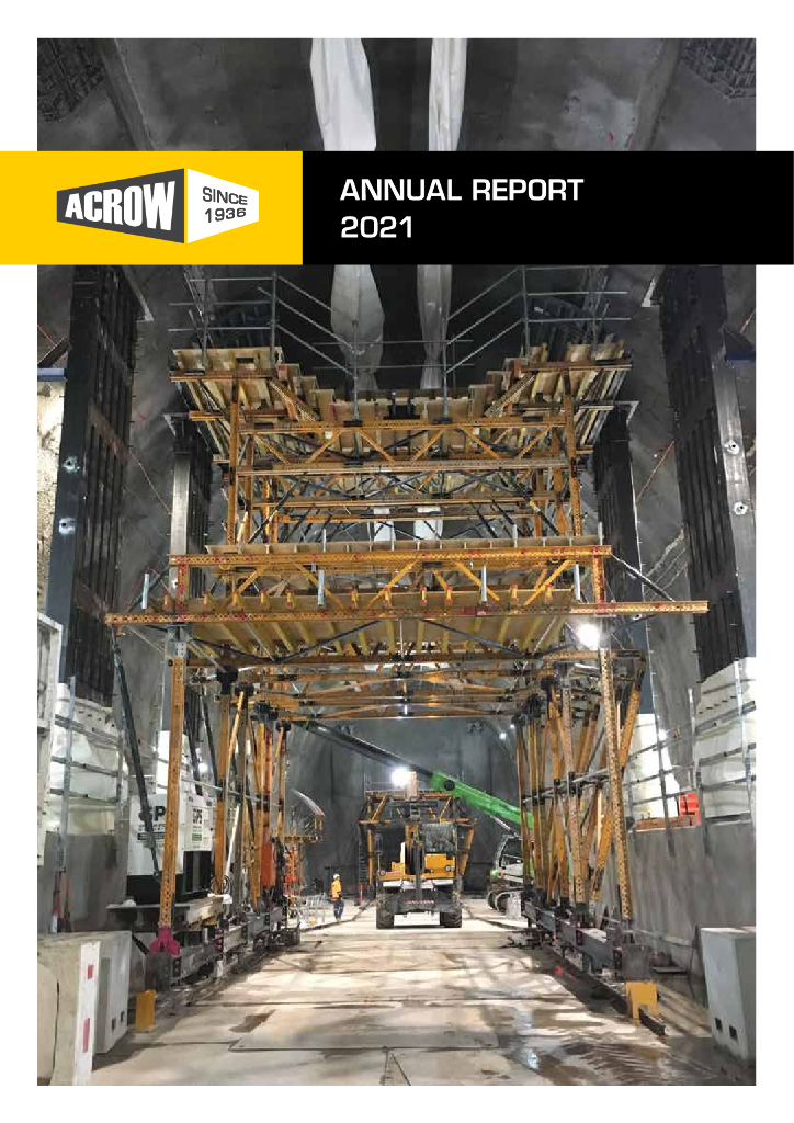 Acrow Group（ACF）2021财年年度报告（英文版）