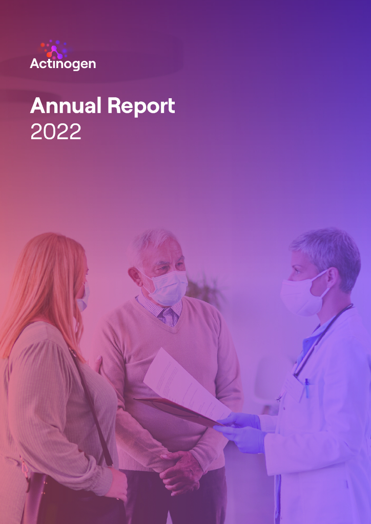 Actinogen Medical（ACW）2022财年年度报告（英文版）