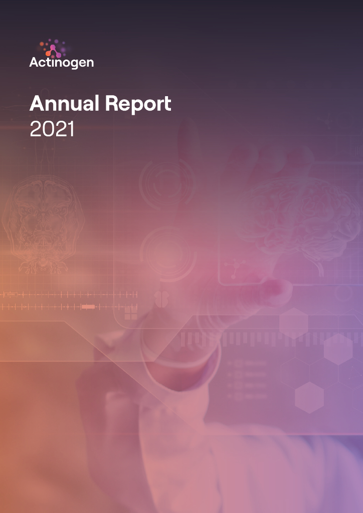 Actinogen Medical（ACW）2021财年年度报告（英文版）