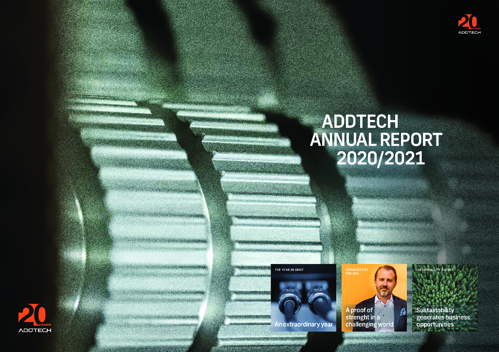 Addtech AB 2020财年年度报告（英文版）