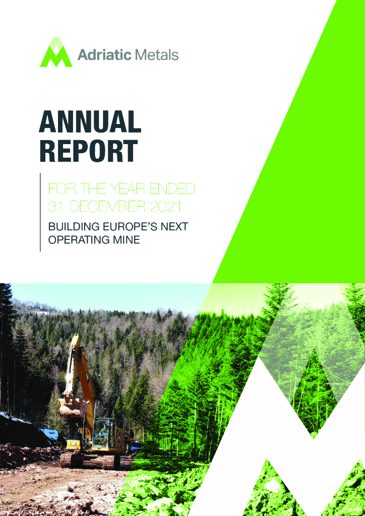 Adriatic Metals（ADMLF）2021财年年度报告（英文版）