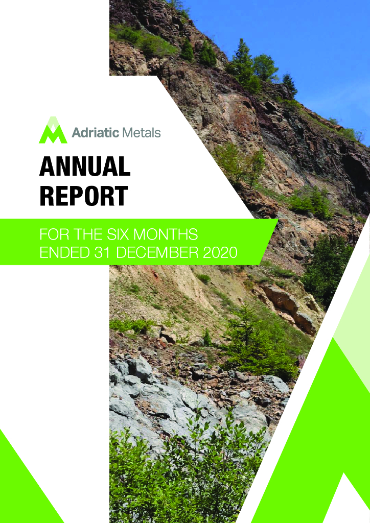 Adriatic Metals（ADMLF）2020财年年度报告（英文版）