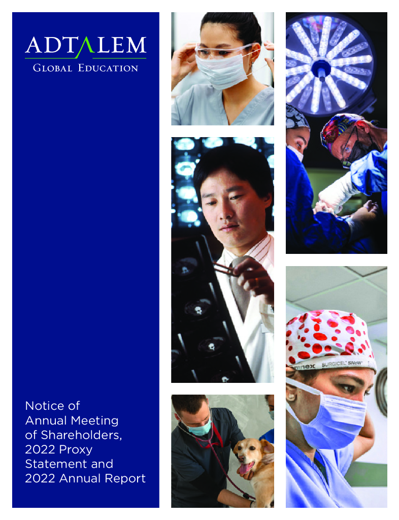 Adtalem Global Education Inc.（ATGE）2022财年年度报告（英文版）