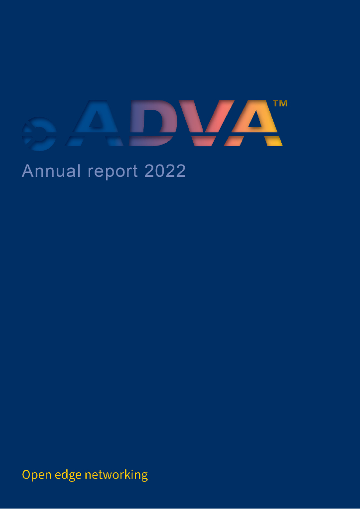 ADVA 2022财年年度报告（英文版）