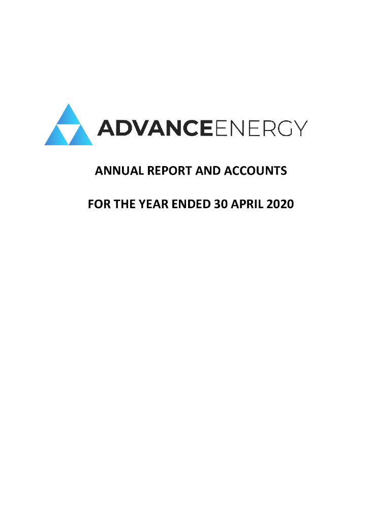 Advance Energy plc（ADV）2020财年年度报告（英文版）
