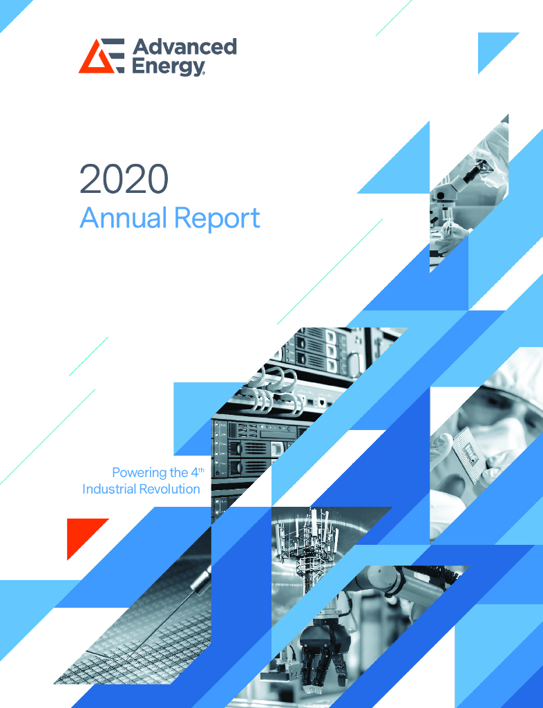 Advanced Energy（AEIS）2020财年年度报告（英文版）