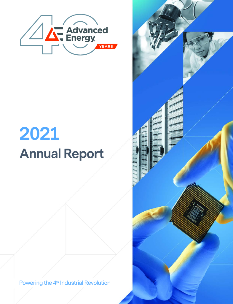 Advanced Energy（AEIS）2021财年年度报告（英文版）