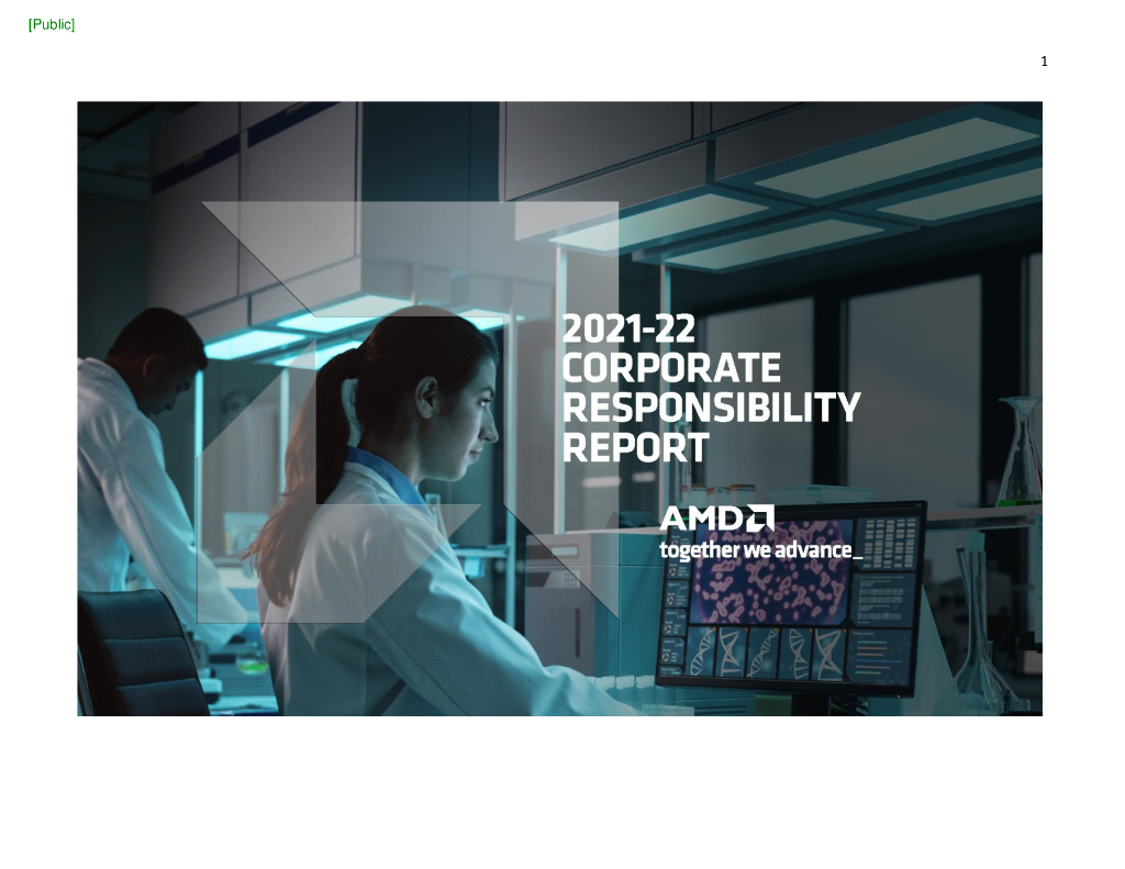 Advanced Micro Devices, Inc.（AMD）2022年社会责任报告（英文版）