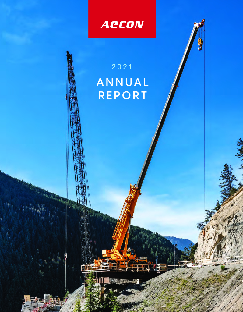 Aecon Group Inc.（ARE）2021财年年度报告（英文版）