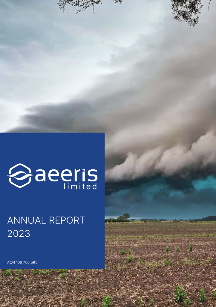 Aeeris（AER）2023财年年度报告（英文版）