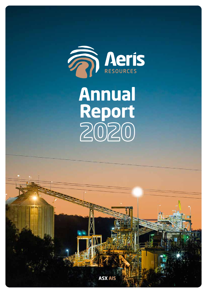 Aeris Resources Limited（AIS）2020财年年度报告（英文版）