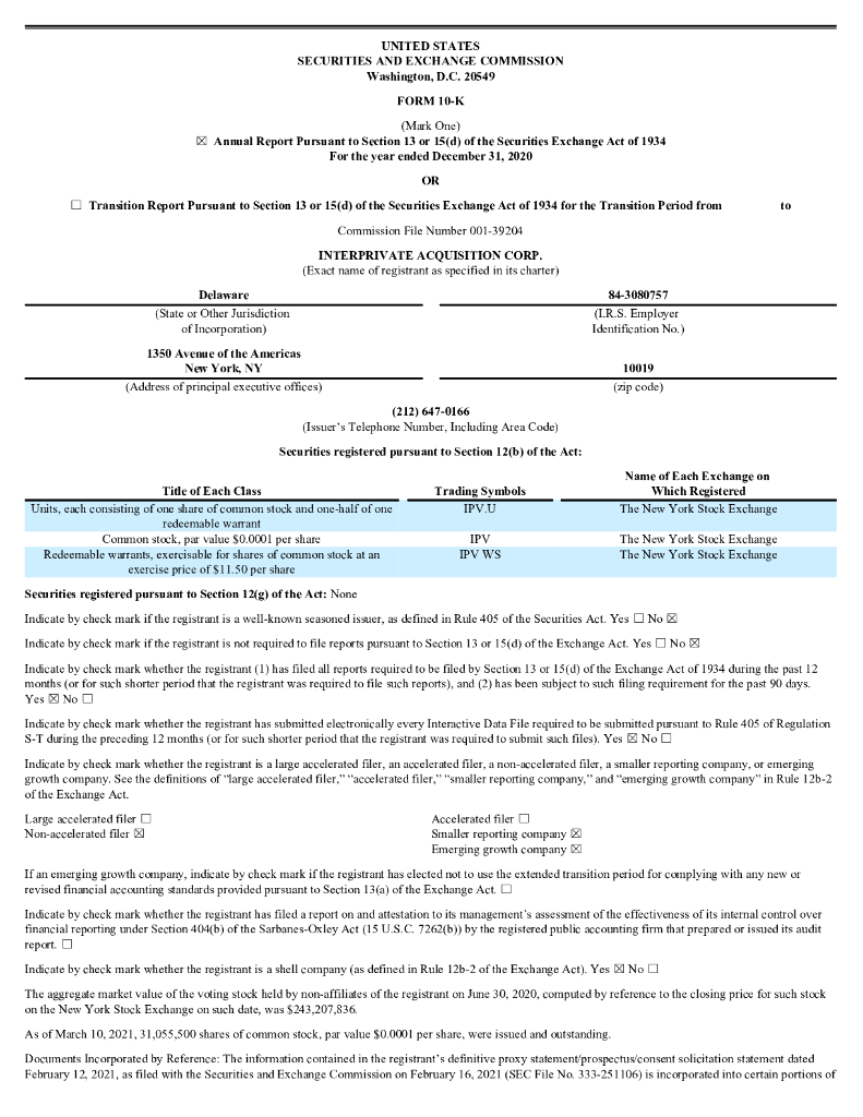 Aeva Technologies, Inc.（AEVA）2020财年年度报告（英文版）