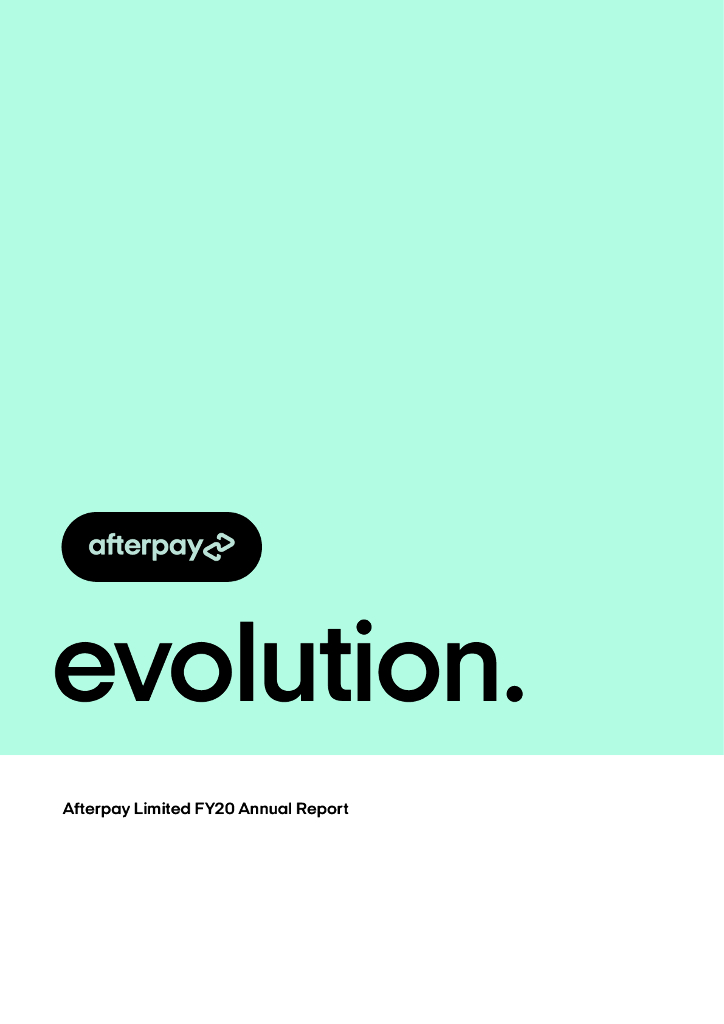 Afterpay Limited（APT）2020财年年度报告（英文版）