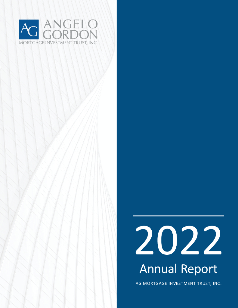 AG Mortgage Investment Trust Inc（MITT）2022财年年度报告（英文版）